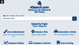 What 4search.com website looked like in 2017 (6 years ago)