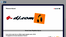 What 4-dj.com website looked like in 2017 (6 years ago)