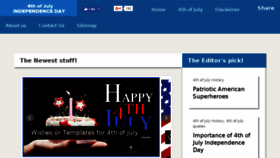 What 4thofjulyindependenceday.com website looked like in 2017 (6 years ago)