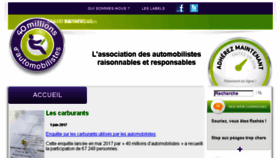 What 40millionsdautomobilistes.com website looked like in 2017 (6 years ago)