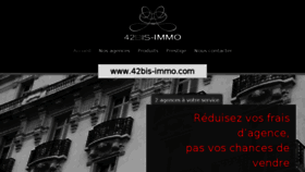 What 42bis-immo.com website looked like in 2017 (6 years ago)