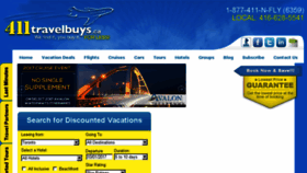 What 411travelbuys.ca website looked like in 2017 (6 years ago)