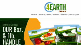 What 4earthfarms.com website looked like in 2017 (6 years ago)