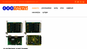 What 444teknik.com website looked like in 2017 (6 years ago)