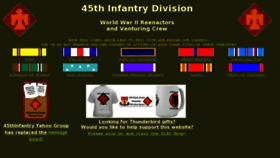 What 45thdivision.org website looked like in 2017 (6 years ago)
