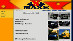 What 4x4maxe.de website looked like in 2017 (6 years ago)