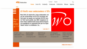 What 4tu.nl website looked like in 2017 (6 years ago)