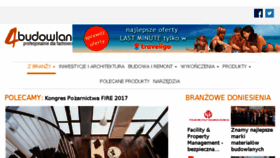 What 4budowlani.pl website looked like in 2017 (6 years ago)