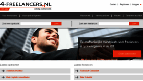 What 4-freelancers.nl website looked like in 2017 (6 years ago)