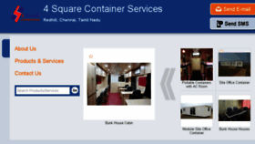 What 4squarecontaineroffice.com website looked like in 2017 (6 years ago)