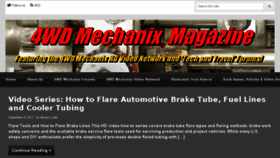 What 4wdmechanix.com website looked like in 2017 (6 years ago)