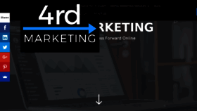 What 4rdmarketing.com website looked like in 2017 (6 years ago)