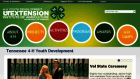 What 4h.tennessee.edu website looked like in 2017 (6 years ago)