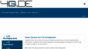 What 4g.de website looked like in 2017 (6 years ago)
