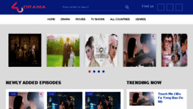 What 4udrama.com website looked like in 2018 (6 years ago)