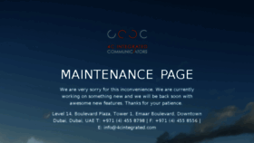 What 4cintegrated.com website looked like in 2018 (6 years ago)