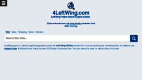 What 4leftwing.com website looked like in 2018 (6 years ago)