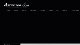 What 4scooter.com website looked like in 2018 (6 years ago)