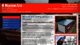 What 4heatonswindowsandroofing.co.uk website looked like in 2018 (6 years ago)