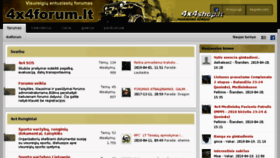 What 4x4forum.lt website looked like in 2018 (6 years ago)