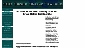 What 40-hour-hazwoper-training.com website looked like in 2018 (6 years ago)