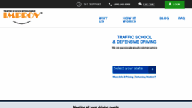 What 4trafficschoolbyimprov.com website looked like in 2018 (6 years ago)