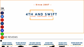 What 4thandswift.com website looked like in 2018 (5 years ago)