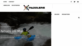 What 4-paddlers.com website looked like in 2018 (5 years ago)