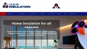 What 4seasonshomeinsulation.com.au website looked like in 2018 (5 years ago)