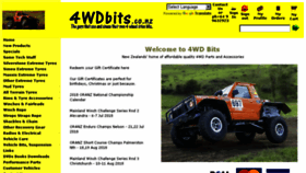 What 4wdbits.co.nz website looked like in 2018 (5 years ago)