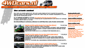 What 4wdcars.nl website looked like in 2018 (5 years ago)