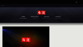 What 4-it.ro website looked like in 2018 (5 years ago)