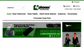 What 4phones.pt website looked like in 2018 (5 years ago)