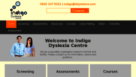 What 4dyslexics.com website looked like in 2018 (5 years ago)