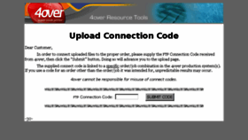What 4ftp.4over.com website looked like in 2018 (5 years ago)