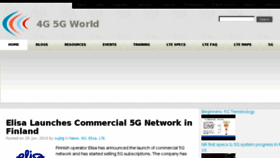 What 4g5gworld.com website looked like in 2018 (5 years ago)