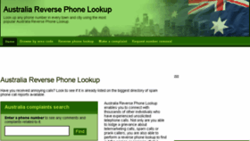 What 411phonesearch.com.au website looked like in 2018 (5 years ago)