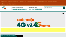 What 4gviettel.com.vn website looked like in 2018 (5 years ago)