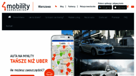 What 4mobility.pl website looked like in 2018 (5 years ago)