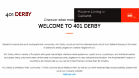 What 401derby.com website looked like in 2018 (5 years ago)