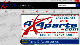 What 4x4parts.com website looked like in 2018 (5 years ago)