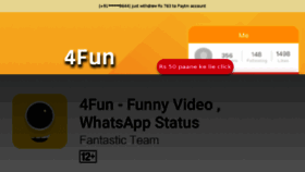 What 4funindia.com website looked like in 2018 (5 years ago)