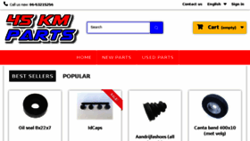 What 45kmparts.nl website looked like in 2018 (5 years ago)