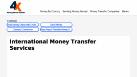 What 4xtransfer.com website looked like in 2018 (5 years ago)