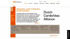 What 4tu.nl website looked like in 2018 (5 years ago)