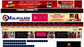 What 4malayalees.com website looked like in 2018 (5 years ago)