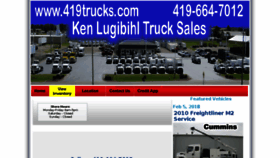 What 419trucks.com website looked like in 2018 (5 years ago)