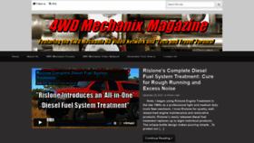 What 4wdmechanix.com website looked like in 2018 (5 years ago)