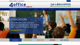 What 4office.com website looked like in 2018 (5 years ago)