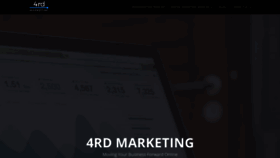 What 4rdmarketing.com website looked like in 2018 (5 years ago)